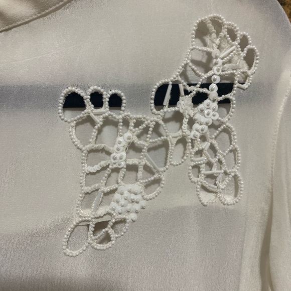 kooples beaded blouse with cut outs - Picture 3 of 7